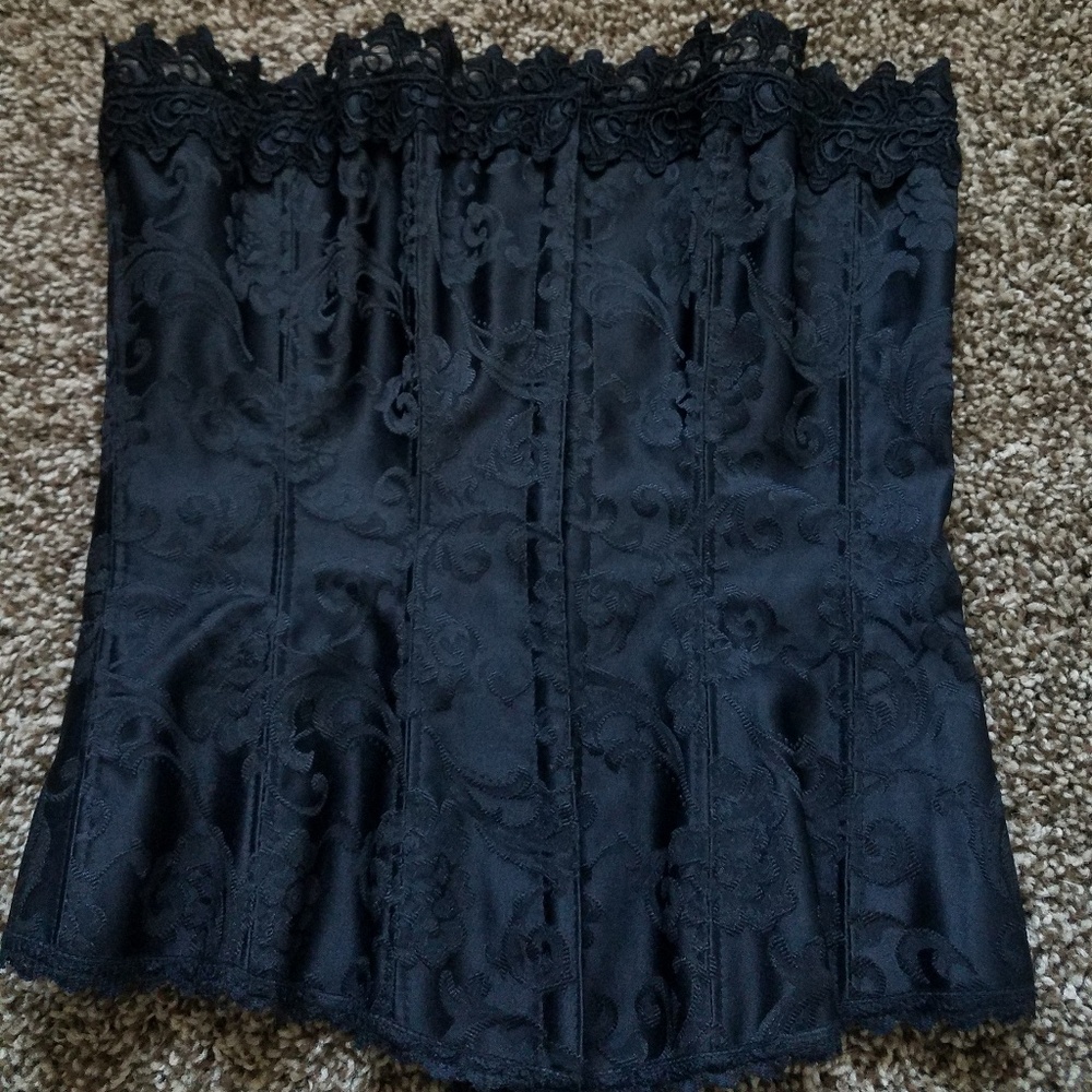 Fredricks of Hollywood black corset